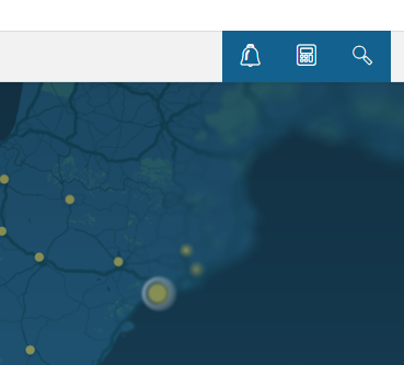 web de Fincas y casas, alertas